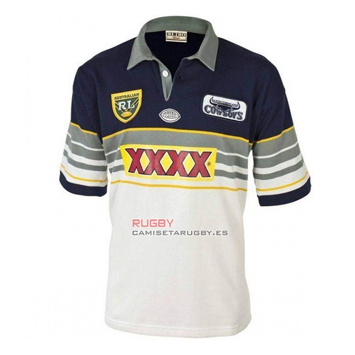 Camiseta North Queensland Cowboys Rugby 1995 Retro